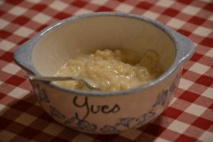 A late night cooking adventure: "Milchreis" Somebody special's favorite. I had never made REAL tapioca pudding, or do you call this rice pudding when it's not out of a box?